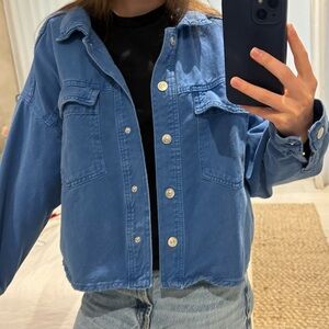 ZARA BLUE DENIM JACKET